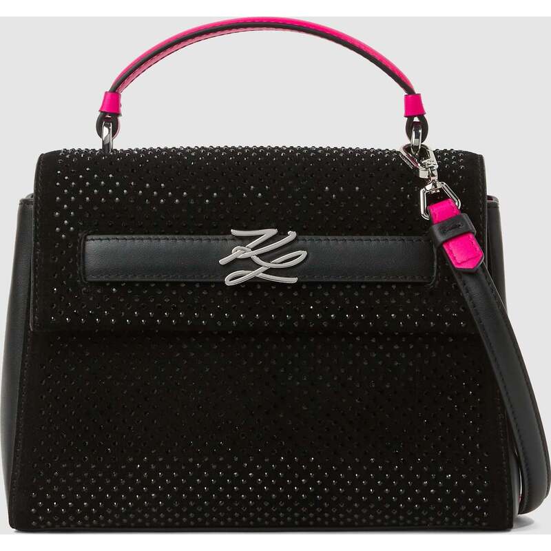 Exclusive K/Autograph rhinestone top-handle bag