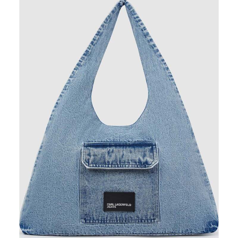 Denim hobo shopper