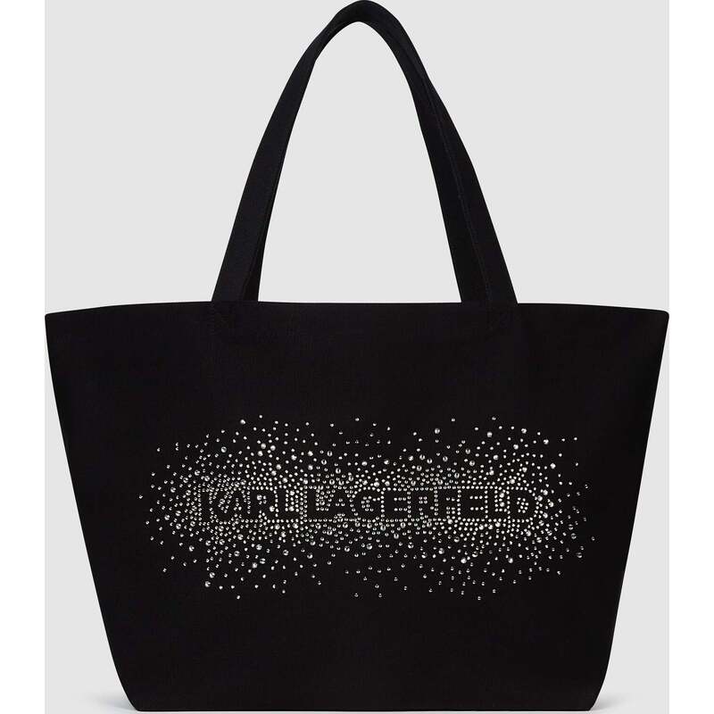 Logo rhinestone shopper