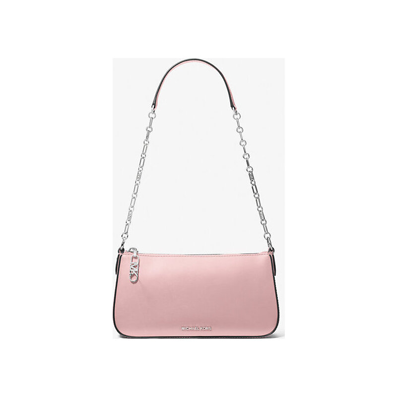 Empire Medium Leather Chain-Link Pochette