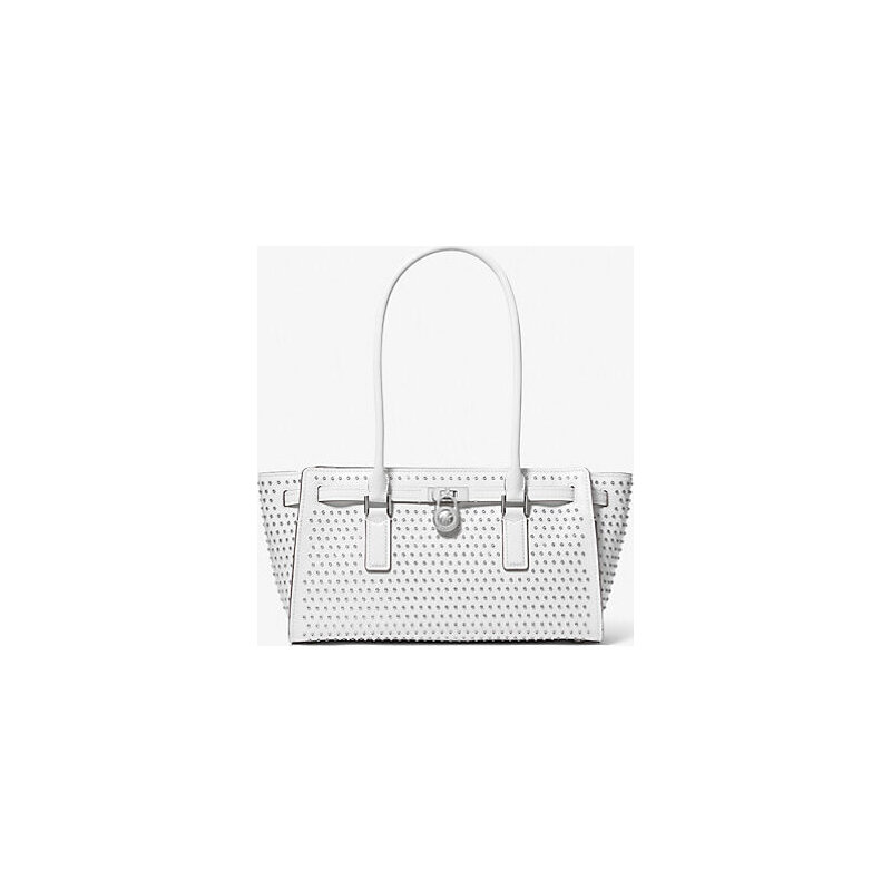 Hamilton Moderne Small Grommeted Leather Satchel