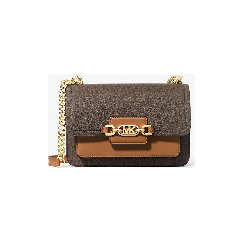 Heather Large Logo Shoulder Bag