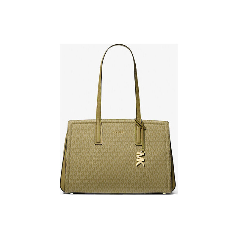 Laila Medium Signature Logo Tote Bag