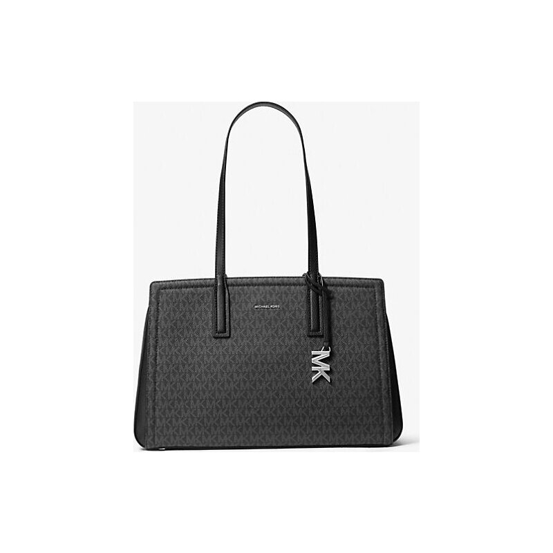 Laila Medium Signature Logo Tote Bag