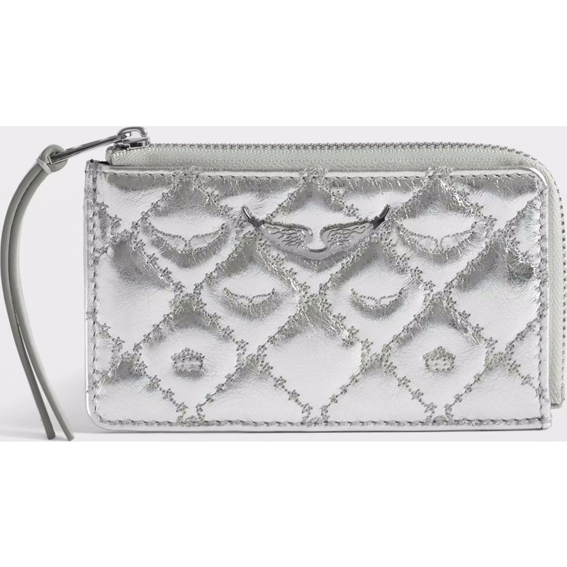 ZV Card Monogram Metal Card Holder