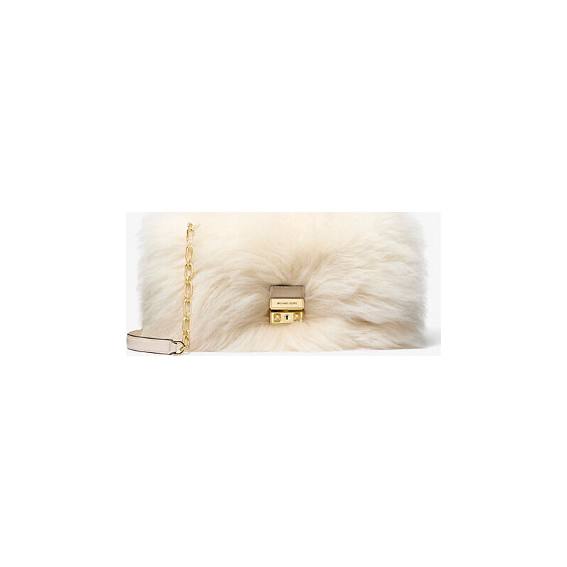 Tribeca Large Faux Shearling Shoulder Bag