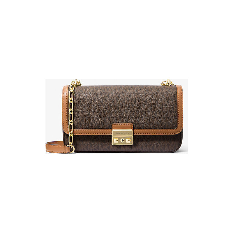 Tribeca Large Signature Logo Shoulder Bag