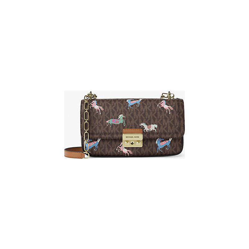 Tribeca Small Signature Logo Shoulder Bag