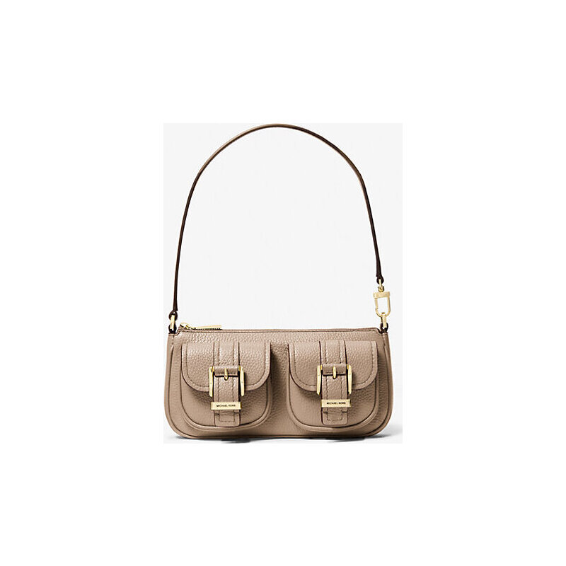Zoe Small Pebbled Leather Pochette