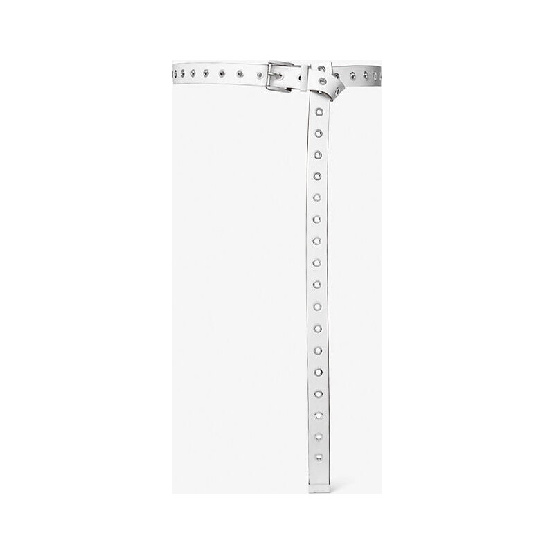 Grommeted Leather Belt