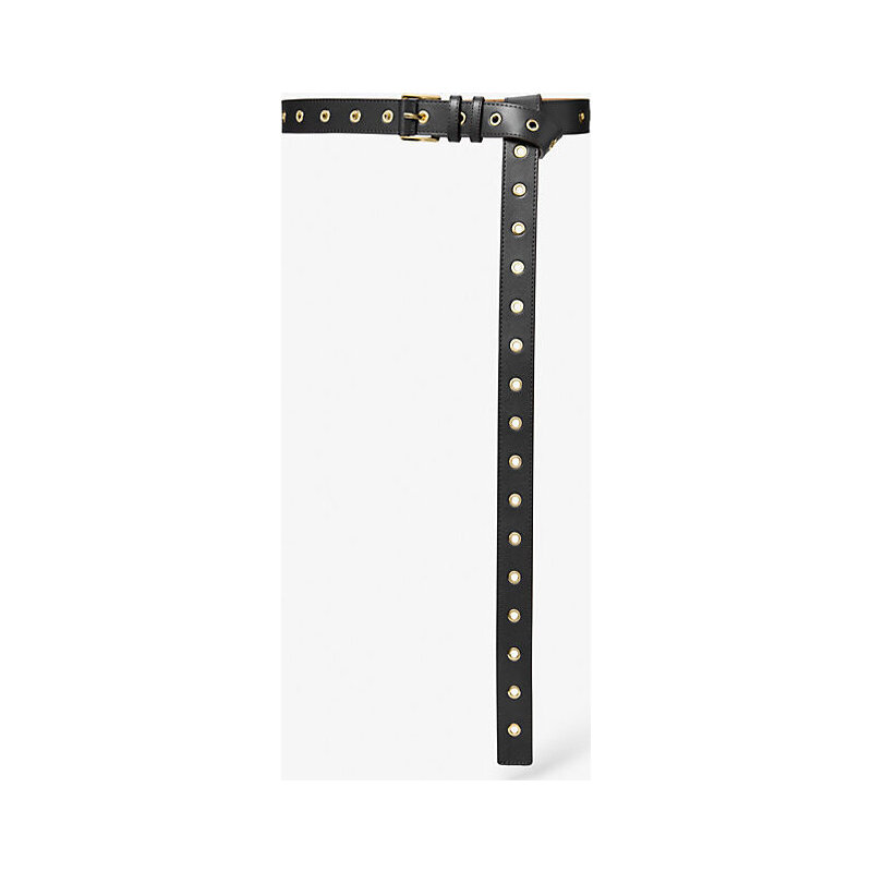 Grommeted Leather Belt