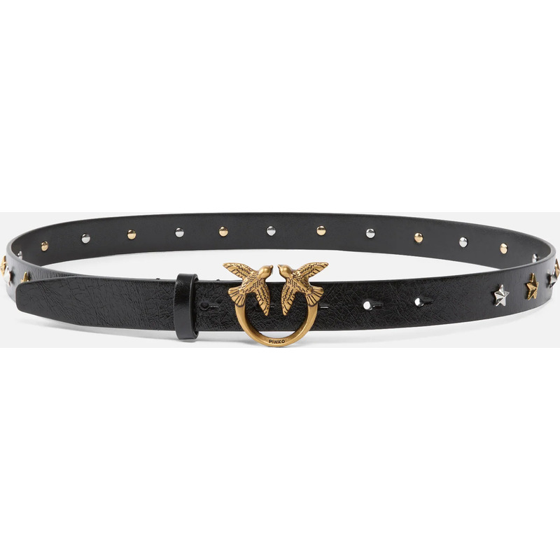 Ceinture cloutée avec boucle Love Birds 2,2 cm
