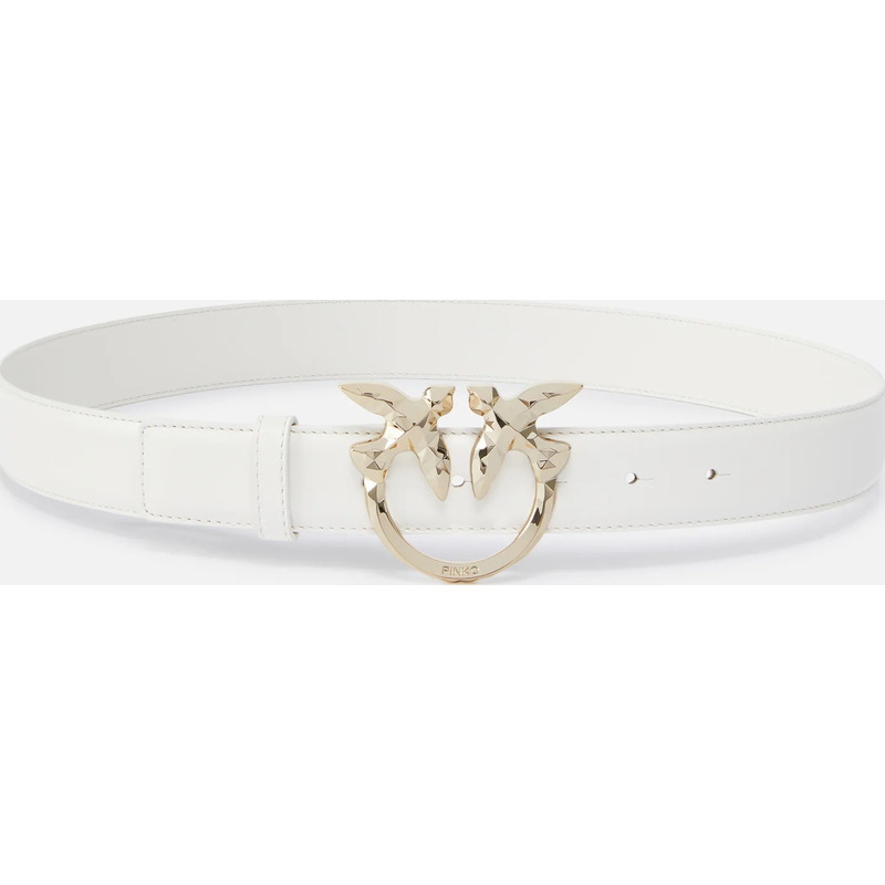 Ceinture En Cuir 3 Cm Boucle Oiseaux Pinko Galleria