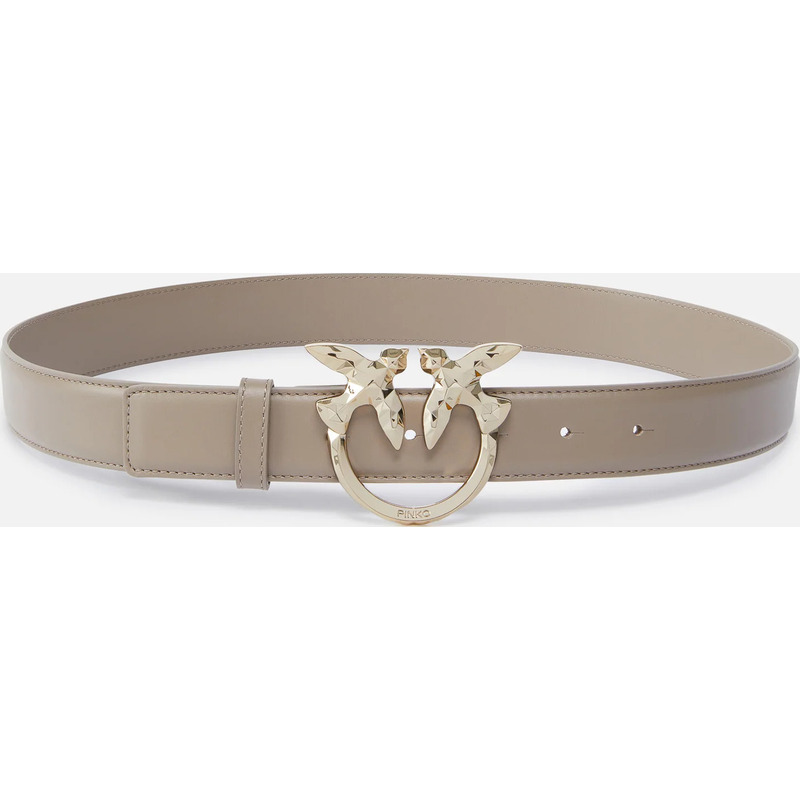 Ceinture En Cuir 3 Cm Boucle Oiseaux Pinko Galleria