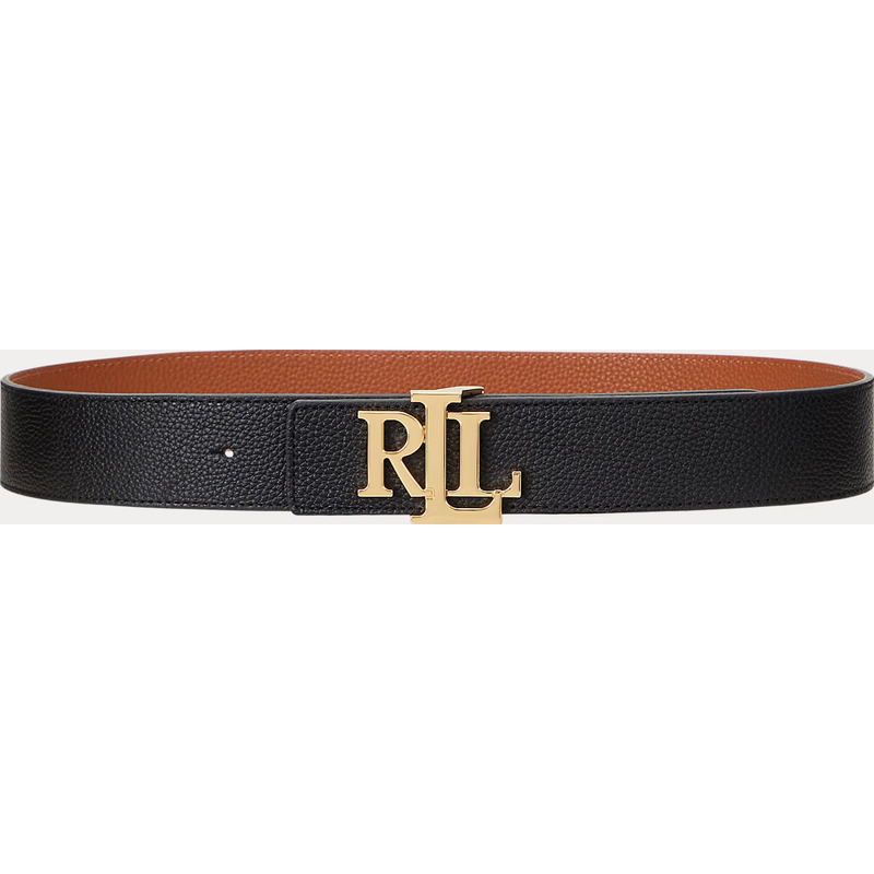 Reversible Pebbled Leather Wide Belt