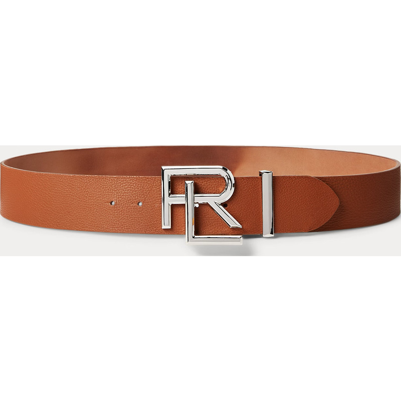 RL Box Leather Wide Belt