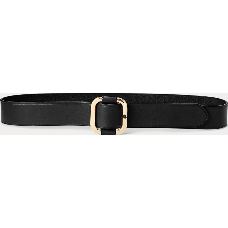 Slide-Buckle Leather Belt